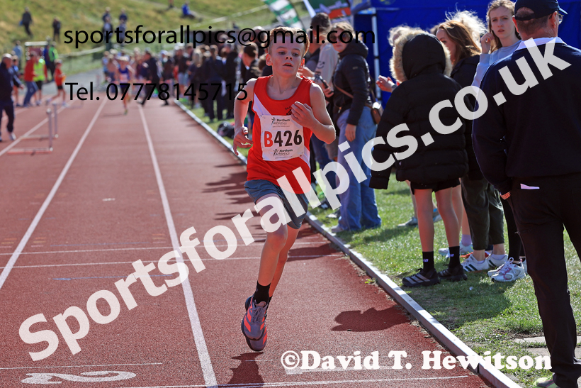 Boys Under-14s, 2026 Northern Mens 6 and Womens 4 Stage and Youngsters Relays, Silksworth, Sunderland. Photo: David T. Hewitson/Sports for All Pics